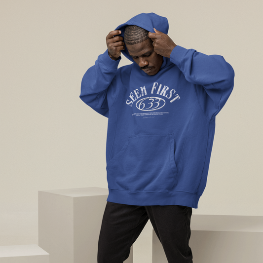 the seek first hoodie