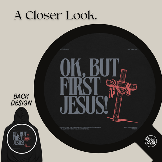 the ok, but first Jesus hoodie