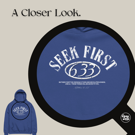 the seek first hoodie
