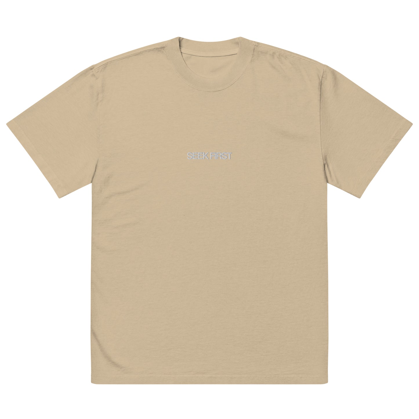 the seek first tee (oversized fit)