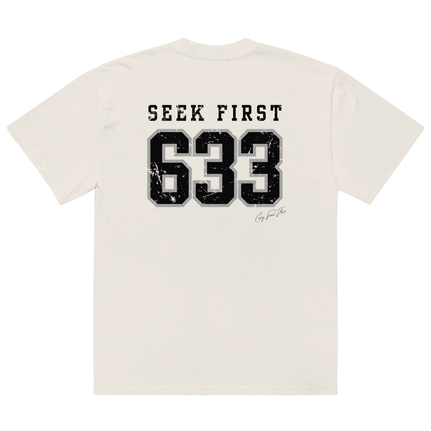 the varsity tee (oversized fit)